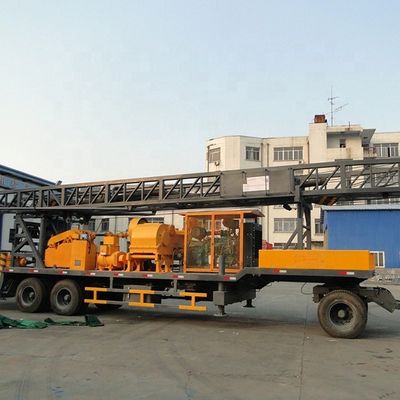 品質  Farms 600m diesel engine trailer mounted water drilling machine 工場